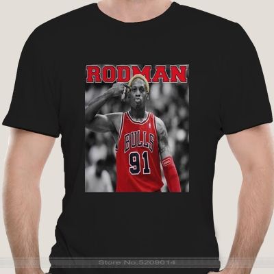 ใหม่ เสื้อยืดลําลอง แขนสั้น พิมพ์ลาย The Worm Dennis Rodman Basketball Legend Usa สําหรับผู้ชาย ไซซ์ Em1TeeS-5XL  GLFL