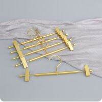 [hot]▦  5 Pieces Aluminum Pants Clip Hooks Skirt Trousers Hangers Multifunctional Rack