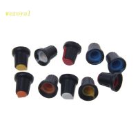 weroyal 10 Pcs Potentiometer Shaft Control Rotary Knob Cap 15mmx17mm