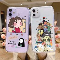 Anime Spirited Away Totoro For Huawei P30 P20 Pro P40 Lite E P Smart 2019 2021  Mate 20 10 Pro Nova 6 SE Y6 2019 Y6P Phone Case Phone Cases