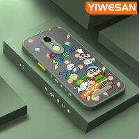 YIWESAN เคสสำหรับ Xiaomi Redmi โน๊ต3 Note 3 Pro Note 2ลายการ์ตูนสีเทียนหน้าแข้งขอบสี่เหลี่ยมใหม่กันกระแทกซิลิโคนเคสนิ่มใส่โทรศัพท์แข็งคลุมทั้งหมดเคสป้องกันเลนส์กล้อง