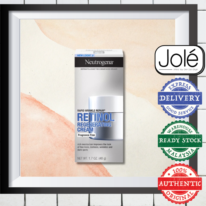 Neutrogena Rapid Wrinkle Repair Retinol Regenerating Cream (48g) Lazada