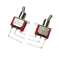 5pcs Toggle Switch SH T80-T Series T8019L 3Pin SPDT oN-ON Vertical Right Angle PCB Mount Mini Toggle Switch Electrical Circuitry  Parts