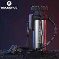 ROCKBROS 80PSI ปั๊มแรงดันสูง avfv แบบพกพาอากาศ I nflator เท้า a A bicicleta MTB เปิดใช้งาน accessoriescycle ปั๊ม