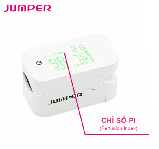 Máy đo nồng độ oxy máu spo2, pr, pi jumper jpd-500g - ảnh sản phẩm 6