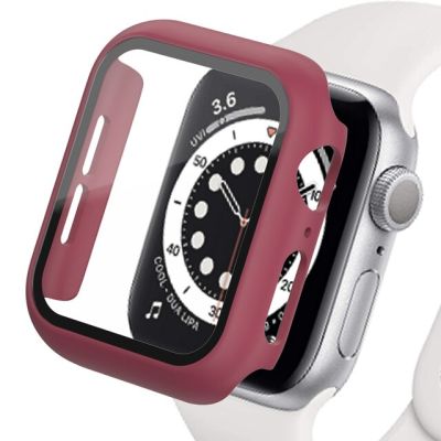เคสสำหรับนาฬิกา Apple 7 8 45มม. 41มม. 44มม. 40มม. 42มม. 38มม. Correa Iwatch Accessorie ปกป้องหน้าจอ Series 8 Se 4 5 6 3
