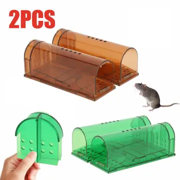 2Pcs Reusable Humane Mouse Trap Live Catch And Release Mouse Cage