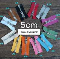 ◊♤◕ Doll Clothes Bag Shoe Pants Sew Repair Colorful Mini Length 5cm Open-End Coat Zipper