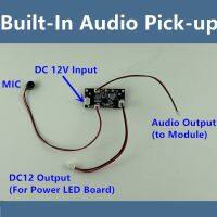 【100%-original】 Shajalal Trading บอร์ดไมโครโฟนรับสัญญาณเสียงไมโครโฟนในตัว6-12V สำหรับกล้องเสียงไอพีได้สองเท่าสำหรับการเฝ้าระวัง5-30ตร. ม.