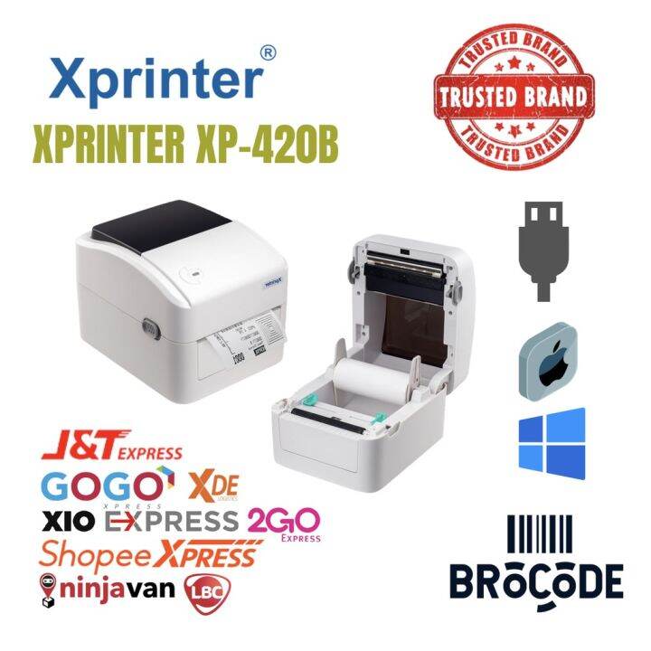 A Thermal Waybill Printer Xprinter Xp B Usb Unit Airwaybill Thermal Printer Lazada Ph