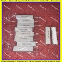 ♟☃ 10Pcs 15W150RJ 15W150ΩJ RX27 Horizontal cement resistor 15W 150 ohm R 15W150ohm Ceramic Resistance precision 5 Power resistance