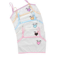 5PcLot Cotton Young Girls Training 10-15 Years Children Condole Belt Vest Camisole