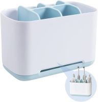 【CW】 1pcs Toothbrush Toothpaste Holder Shaving Makeup Electric Organizer Accessories