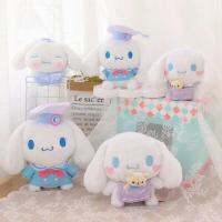 Sanrio Cinnamoroll ชุดกะลาสีแต่งกายข้ามเพศน่ารักของเล่นตุ๊กตาหมีจับตุ๊กตามือได้ง่าย