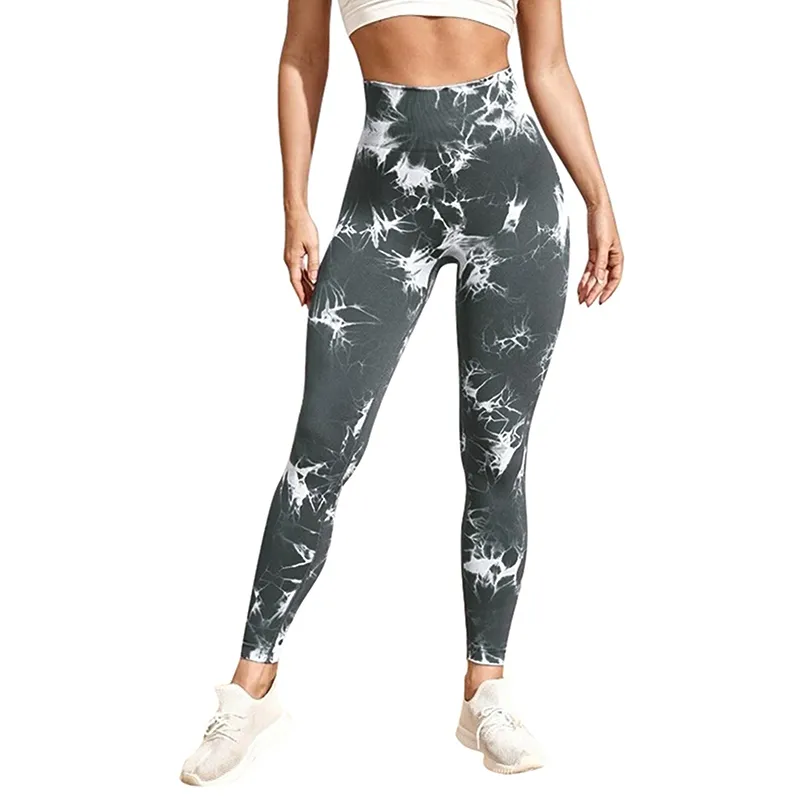 Tie Dye Yoga Pants Sport Leggings Women Seamless High Waist Push Up Woman  Tights Fitness Workout Leggins Gym Clothing 2023 New