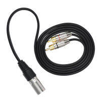 Loviver RCA ชายเป็น XLR หญิง,ไมโครโฟนมือโปรสายลำโพงอื่นๆ Pro อุปกรณ์เสียงสายเคเบิลเชื่อมต่อ