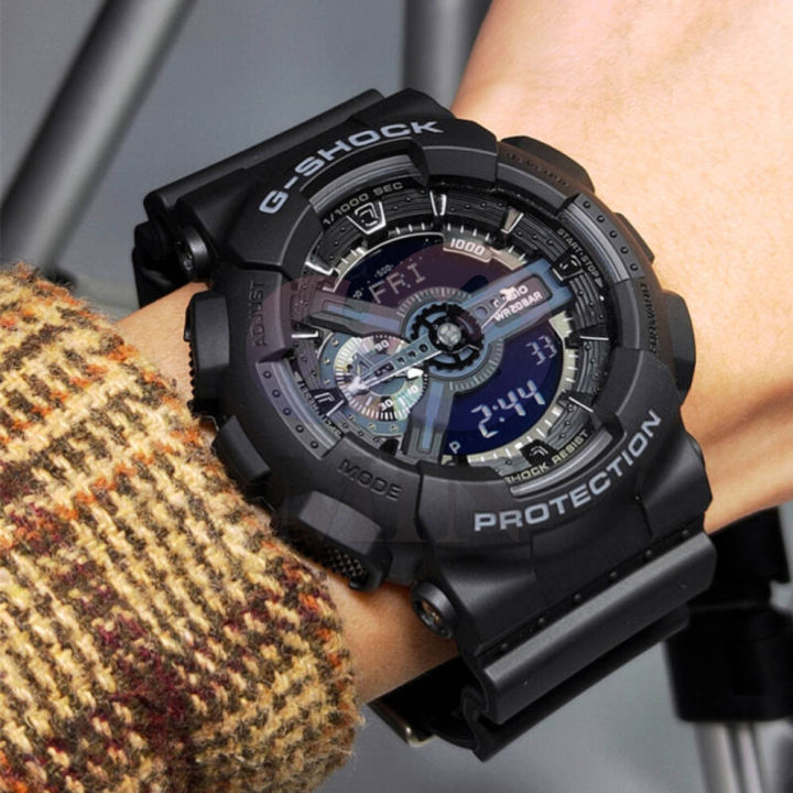 casio-นาฬิกาข้อมือผู้ชาย-g-shock-รุ่น-ga-110-1b-นาฬิกาข้อมือ-นาฬิกาผู้ชาย-นาฬิกากันน้ำ