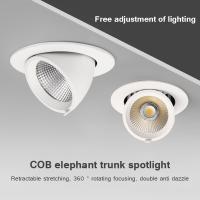 Angle Adjustable LED Downlights 10W 15W 20W Spot LED Ceiling Lamps Elephant Trunk Ceiling Spot Lights For Bedroom Corridor Aisle