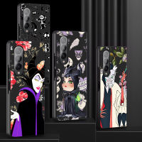 Cool Disney villain handsome Cover Phone Case for Samsung Galaxy Z Fold4 ZFold4 5G ZFold3 Z Fold3 Black Shockproof Cases