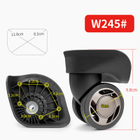 W245ชิ้นส่วนซ่อมกระเป๋าเดินทางล้อสากลล้อลูกกลิ้ง HL-002ล้อกระเป๋าโน้ตบุ๊คล้อเครื่องบินอุปกรณ์เสริมสำหรับลูกรอกล้อ