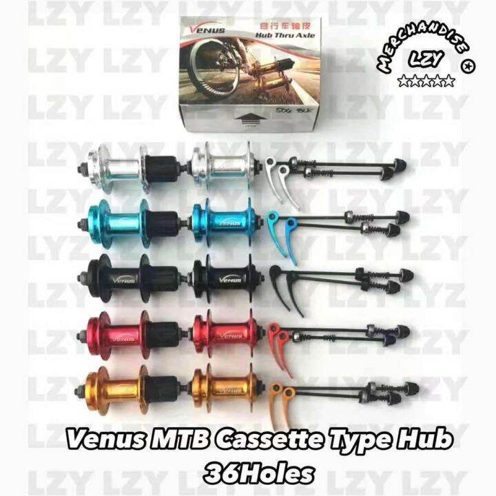 VENUS MTB Mountain Bike Cassette Type Hub Bearing Alloy 36 32 Holes