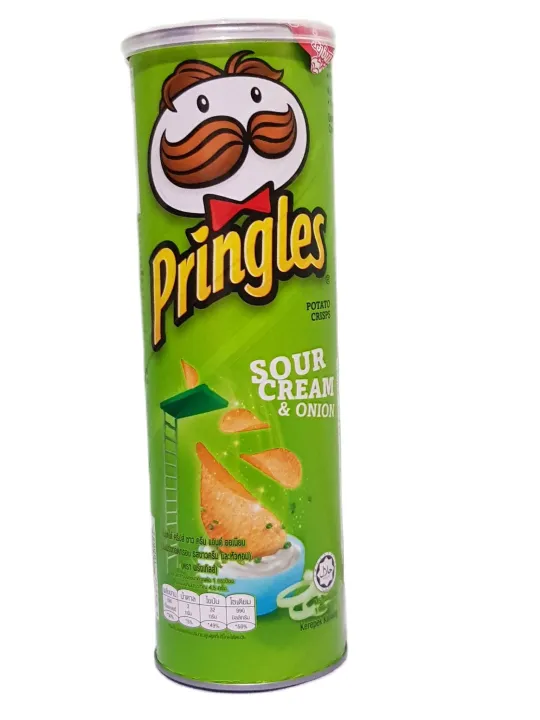 PRINGLES Potato Crisps - Sour Cream & Onion Flavor (pack of 3 pieces x ...