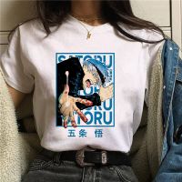 COD Jujutsu Tshirt Womens Kaisen Gojo Satoru Yuji Itatori Printed T-shirt Casual Basic White T-shirt Cute Cartoon Wome_03