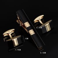 ■☃ Cufflinks For Mens Luxury Brand Desinger Tie Clip Cufflinks Wedding For Men Groom Best Man 3PCS Suit Set Accessories Jewellery