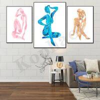 บทคัดย่อ Woman สีสันเส้นบทคัดย่อ Matisse สไตล์ Wall Decor โปสเตอร์-เหมาะสำหรับห้องนั่งเล่นห้องนอนและสำนักงาน