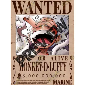 Poster Wanted One Piece - Luffy Gear 5