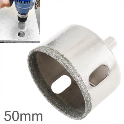 Hole Saw 50mm Drill Bit Diamond Coated Core Hole Saw Drill Bits Kit Tools Glass Drill Hole Opener for Tiles Glass Ceramic