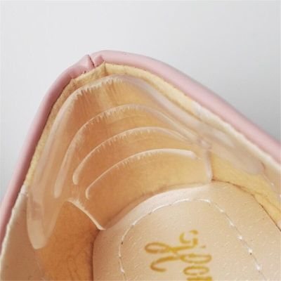 1 Pair New Silicone Back Heel Liner T-shape anti-friction Gel Cushion Pads Insole High Dance Shoes Grips for Shoes Size Reducer Shoes Accessories