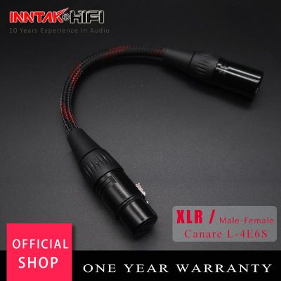 1PCS HIFI 3Pin XLR to XLR / Male-Female Canare Audio Cable For DAC Amplifier / 0.2M- 5M