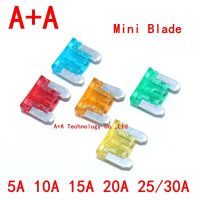 XMM-60pcs/set Mini Blade Fuses Auto Car Truck Fuse Assortment Kit Set 5a 10a 15a 20a 25/30a