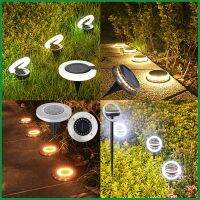 20LED Solar Power Disk Lights Outdoor Garden Solar Underground Light Deck Light Spotlight Buried Solar Led Lamp Garden Decor Outdoor Lighting