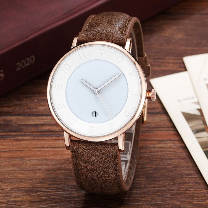 นาฬิกาข้อมือควอตซ์แบรนด์หรูชื่อดังนาฬิกาสร้างสรรค์สีดำเต็มรูปแบบมีเอกลักษณ์นาฬิกาแฟชั่นเรียบง่าย2020-reloj-mujer
