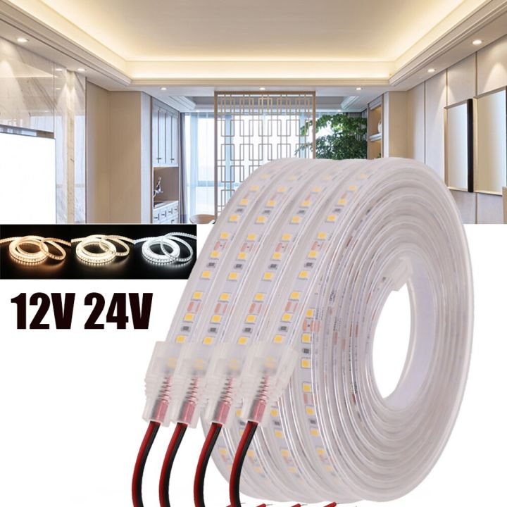 Led Strip 24V Waterproof 2835 120Led/m Led Neon Light IP67 White