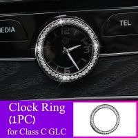 C180l GCL260 Class C เบนซ์เมอร์เซเดสสำหรับภายในสติกเกอร์ป้องกันฟิล์มคริสตัลเพชรปุ่มรถยนต์ตกแต่งศูนย์เมาส์