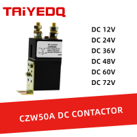 1NO SW50 DC คอนแทคเตอร์12V 24V 36V 48V 60V 72V สำหรับยานพาหนะก่อสร้างเครื่องจักรรีเลย์ DC แรงดันไฟฟ้า