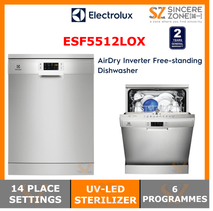 ELECTROLUX ESF5512LOX AIRDRY INVERTER FREESTANDING DISHWASHER Lazada