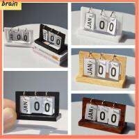 BRAIN สเกล1/6 ปฏิทินบ้านตุ๊กตา เฟอร์นิเจอร์บ้านตุ๊กตา หลากสี ปฏิทินตั้งโต๊ะขนาดเล็ก ของขวัญสำหรับเด็ก อุปกรณ์เสริมเสริม ปฏิทินมินิ ของเล่นสำหรับเด็ก