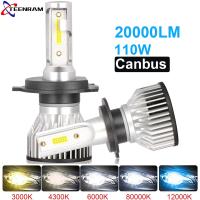 Car Lights H4 LED CANBUS LED H7 20000LM H11 Lamp For Car Headlight Bulbs H1 9004 9005 9006 9007 9012 Turbo Fog Light 12V 24V Bulbs  LEDs  HIDs