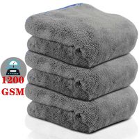 1200gsm Ultra Thick Micro Fiber Towel Car Drying Towels Car Detailling Cleaning Polishing Microfiber Car Wash Cloth Accessories