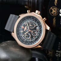 Authentic Breitlings Watch for Men Luxury Sports Quartz Mens Watches Waterproof Chronograph Wristwatch Men