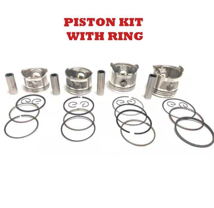 PISTON KIT WITH RING FOR CG 125, CT100, LIFAN 150, SMASH 110, XRM 110, WAVE 100, LIFAN110 , XRM