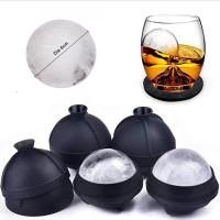 6cm Big Ice Ball Molds Silicone Ice Cube Moulds with Funnel DIY Round Ice Ball Maker Ice Cream Tray Kitchen Bar Tool Accessories