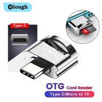 [A Necessary] ประกาศใช้♧Elough OTG To บัตร TF Reader Type C Adapter Micro SD สำหรับ Huawei Samsung Poco Realme แล็ปท็อปพีซี Xiaomi แฟลชไดร์ฟ