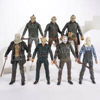 คลาสสิกที่น่ากลัวภาพยนตร์ neca Friday JASON VOORHEES พีวีซีรูปการกระทำรุ่นตุ๊กตาของเล่นของขวัญ