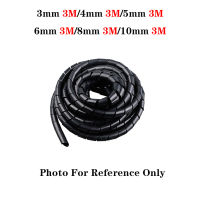 3mm4mm5mm6mm8mm10mm New Spiral Wrap Sleeving Tube Flame Retardant Cable Sleeve Band Winding Wire Sleeves