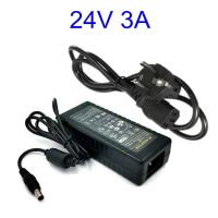 24V 3A AC DC ที่ชาร์จอะแดปเตอร์สำหรับ5050 3528ไฟ LED CCTV 24V3A 72W สวิทชิ่งเพาเวอร์ซัพพลาย5.5x2 5/2.1Mm พร้อมสายเคเบิลต่อโทรศัพท์